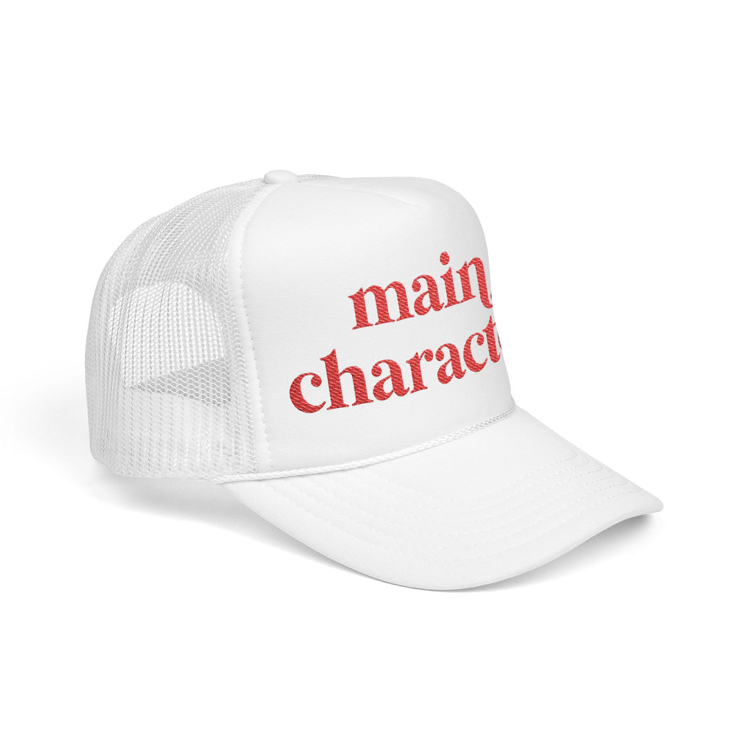 Main Character Trucker Hat –Embroidered