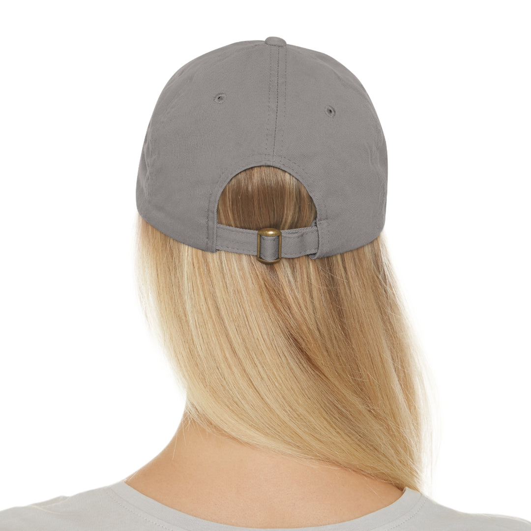 God Give Me Strength to Choke my Opponents. Hat with Leather Patch (Round).