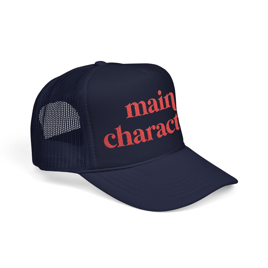 Main Character Trucker Hat –Embroidered