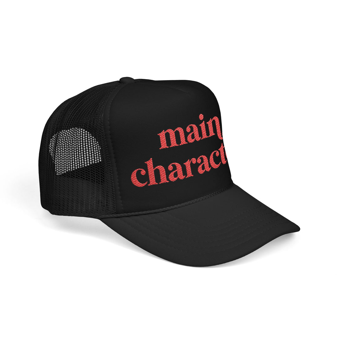 Main Character Trucker Hat –Embroidered