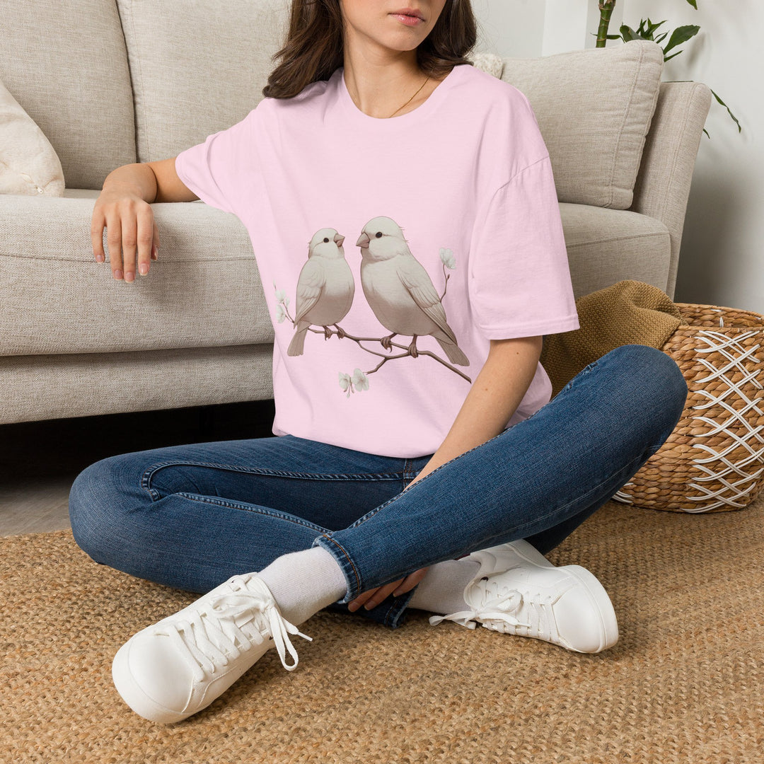 Bird Lovers on Branch Tee