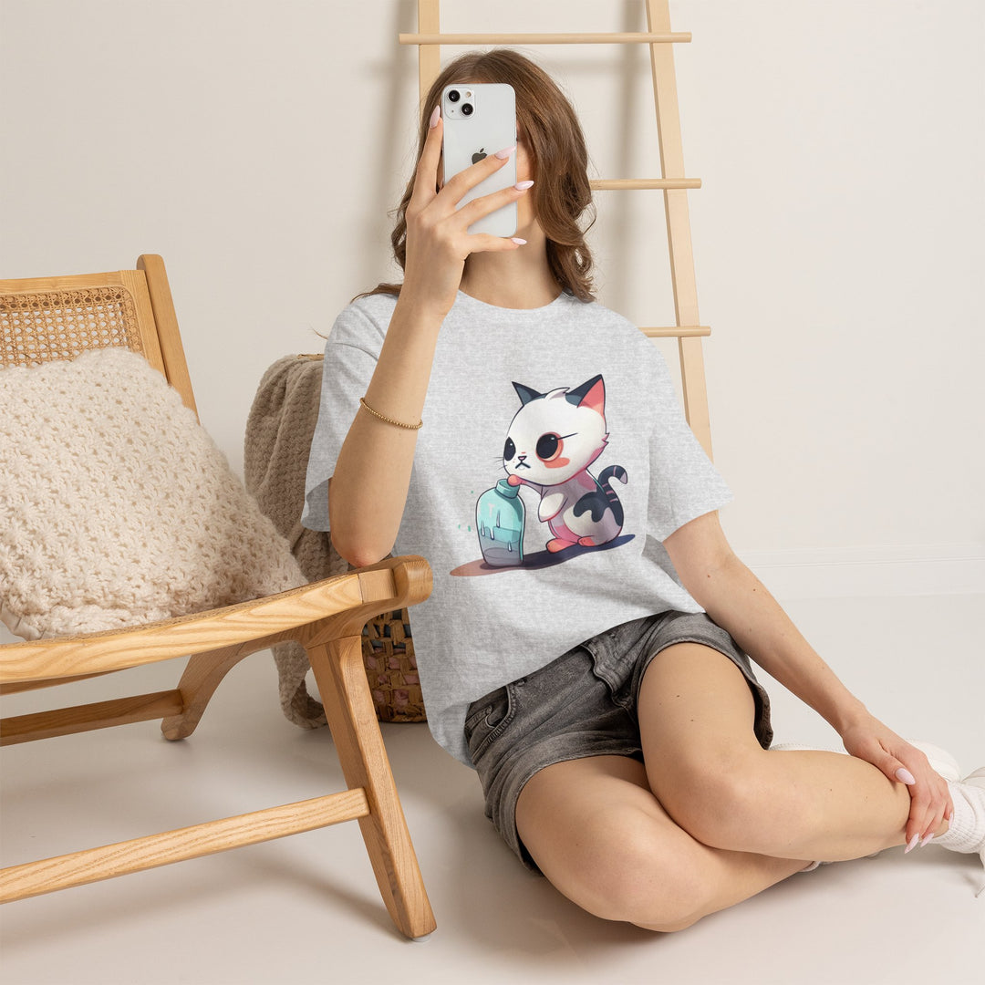Should I Drop It? Cute Kitten Graphic Tee
