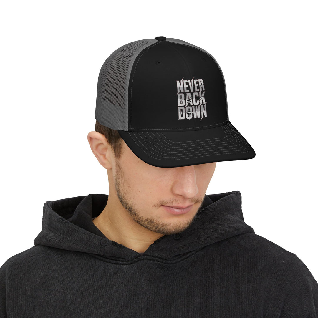 Never Back Down Trucker Cap