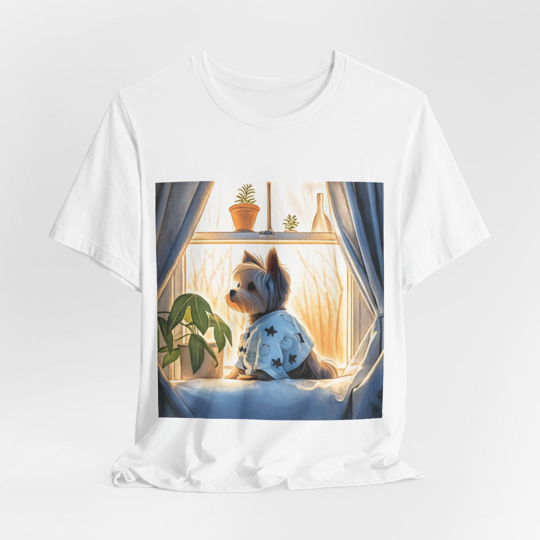 Waiting for You - Yorkie Cute Dog Tee