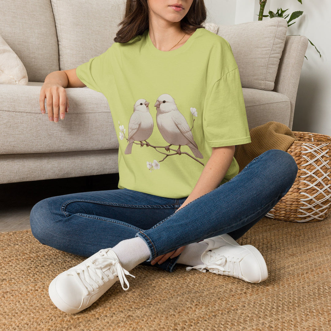 Bird Lovers on Branch Tee