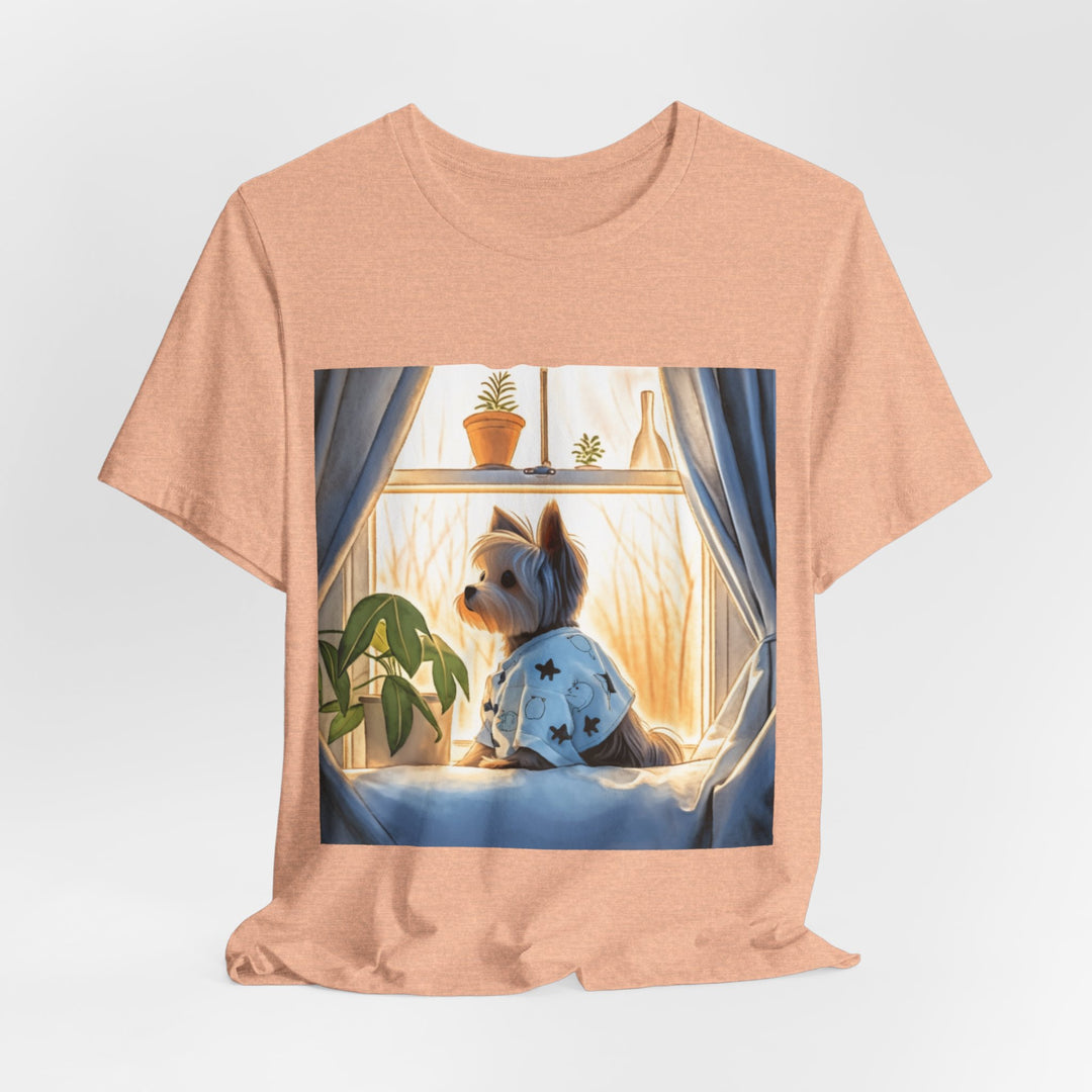 Waiting for You - Yorkie Cute Dog Tee