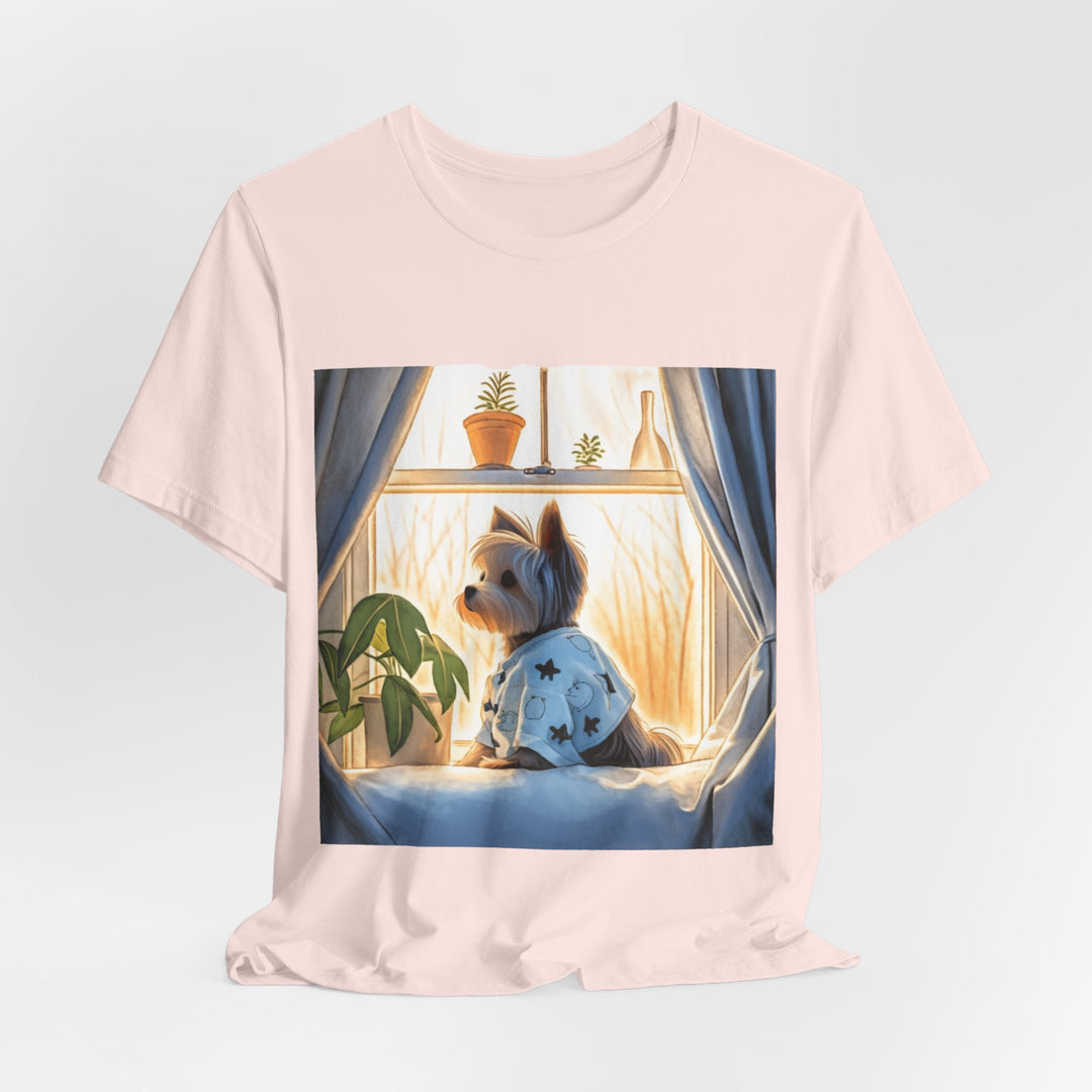 Waiting for You - Yorkie Cute Dog Tee