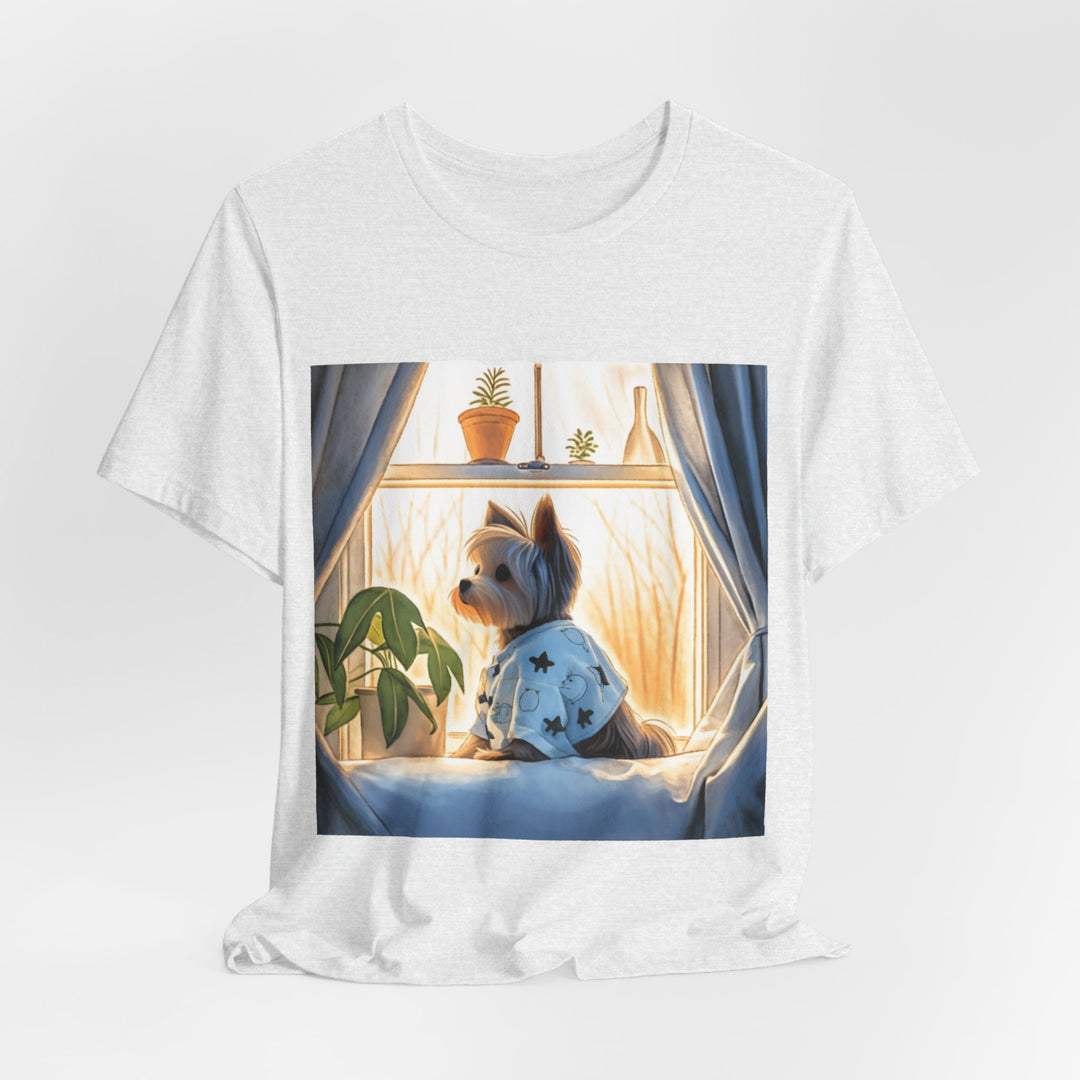 Waiting for You - Yorkie Cute Dog Tee