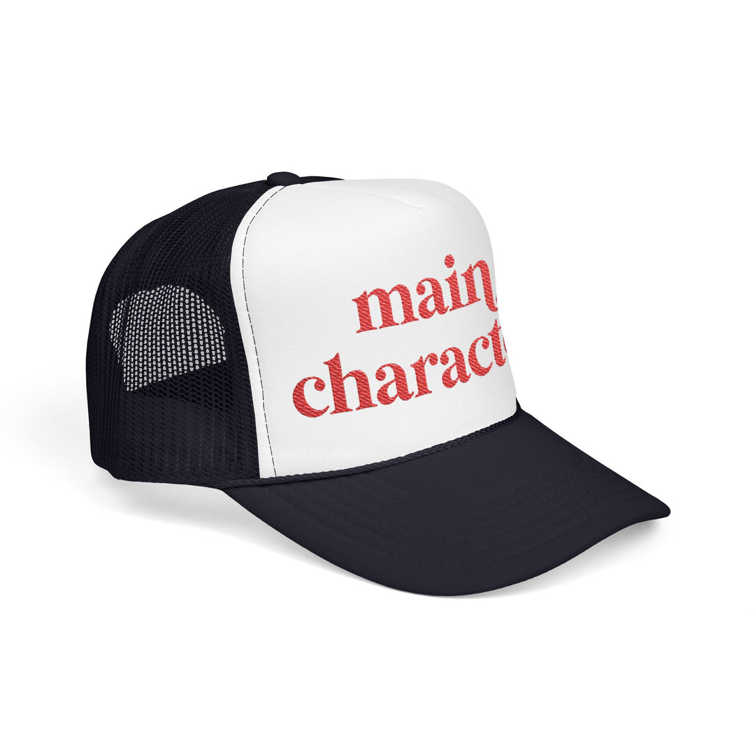 Main Character Trucker Hat –Embroidered