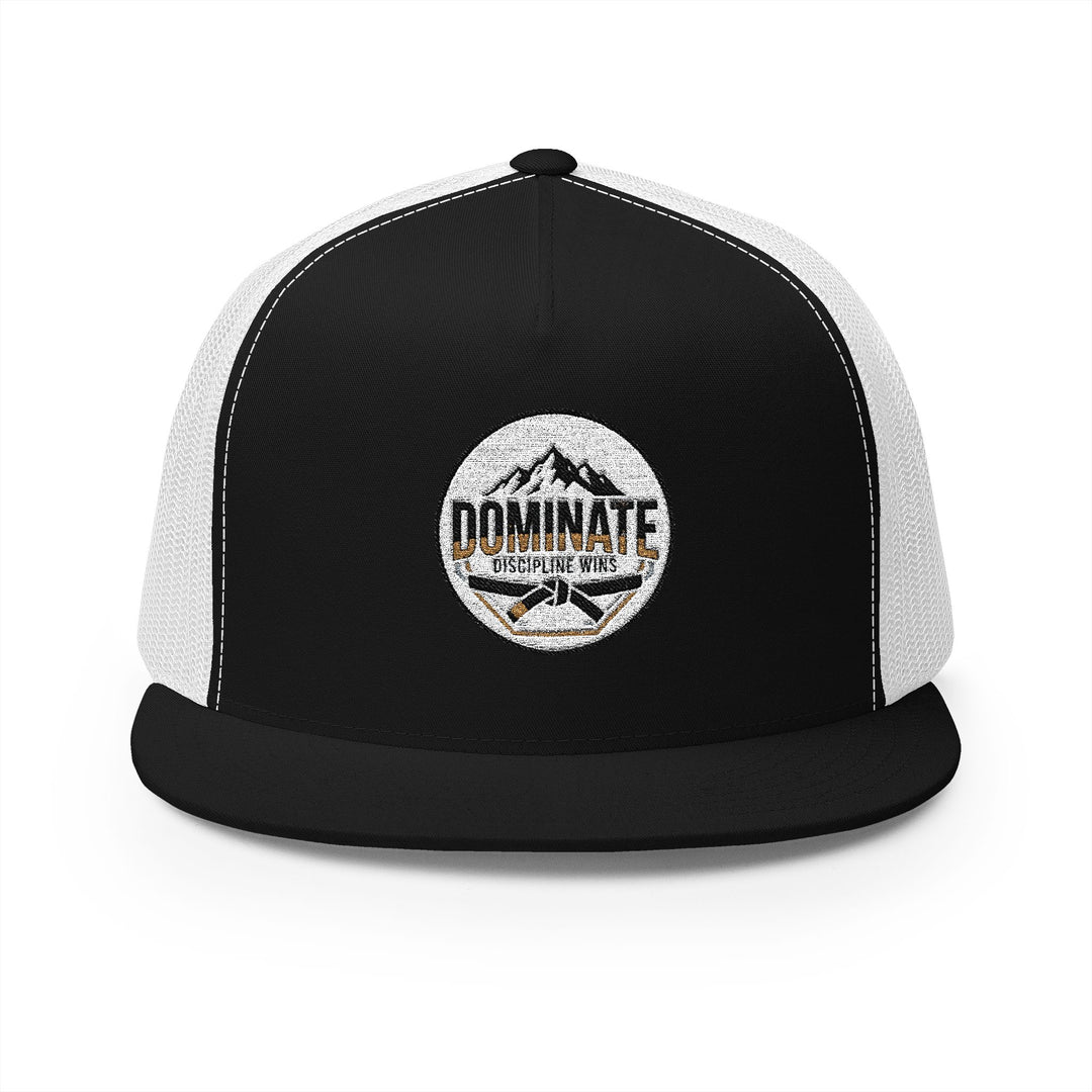 Dominate Flatbrim Patch Trucker Cap