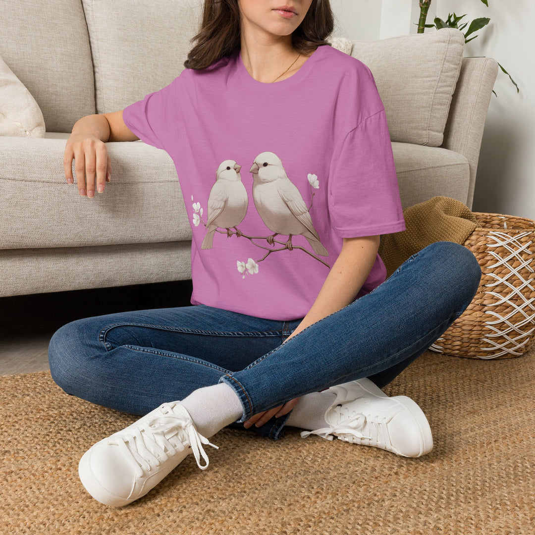 Bird Lovers on Branch Tee