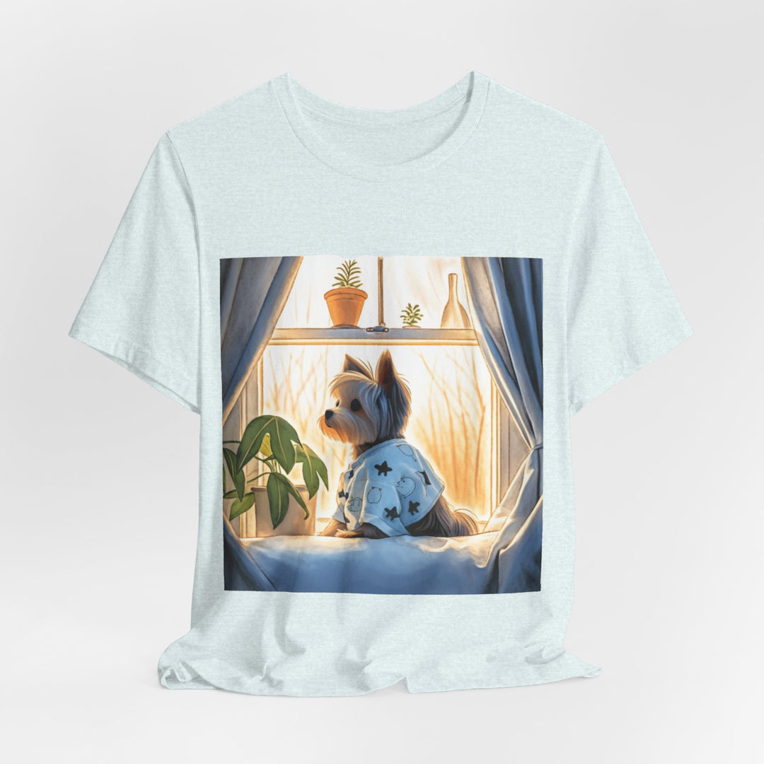 Waiting for You - Yorkie Cute Dog Tee