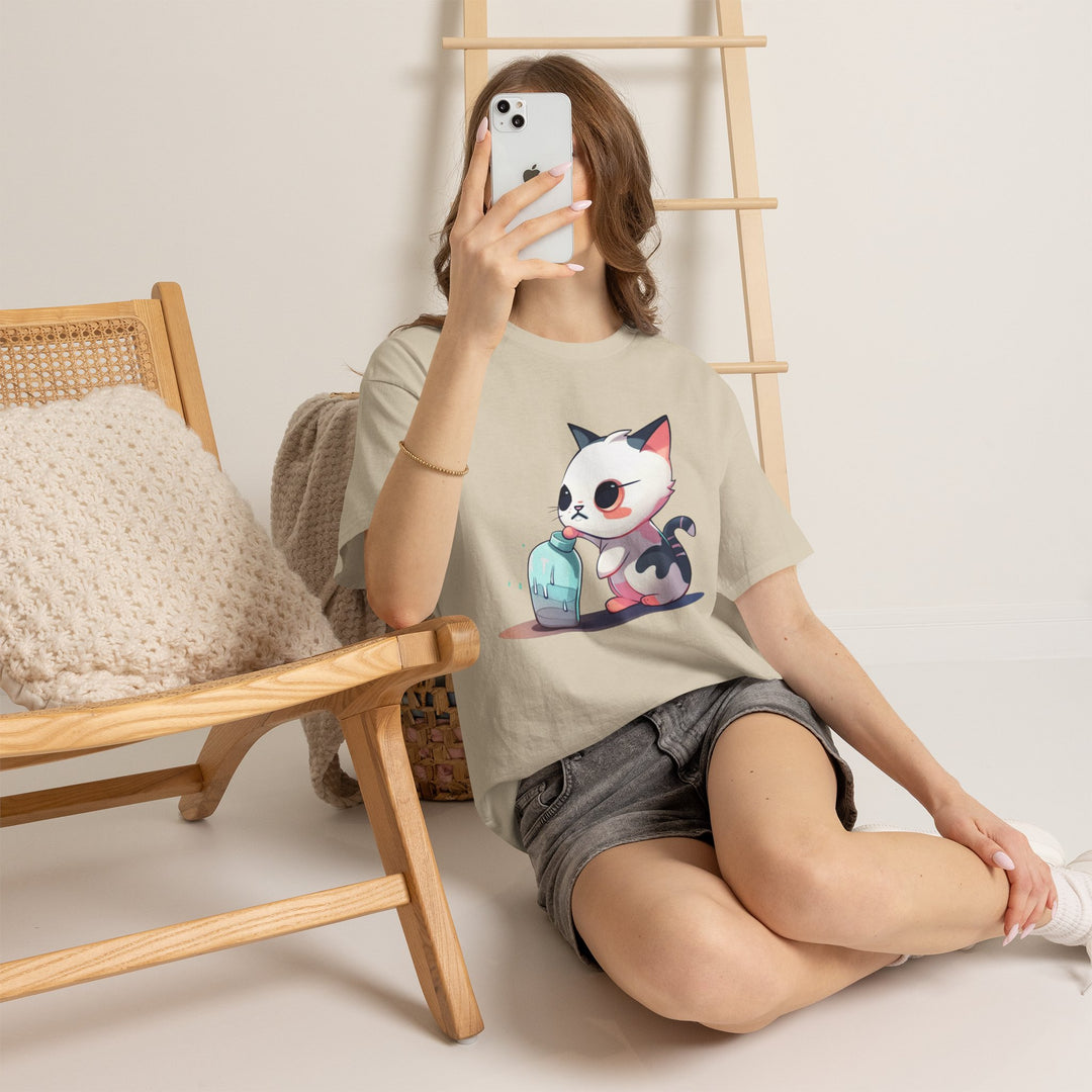 Should I Drop It? Cute Kitten Graphic Tee