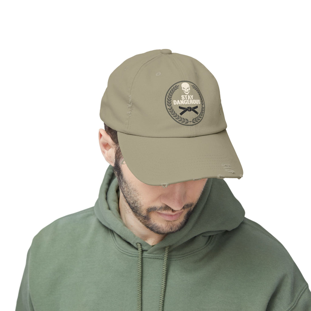 Stay Dangerous Distressed Cap