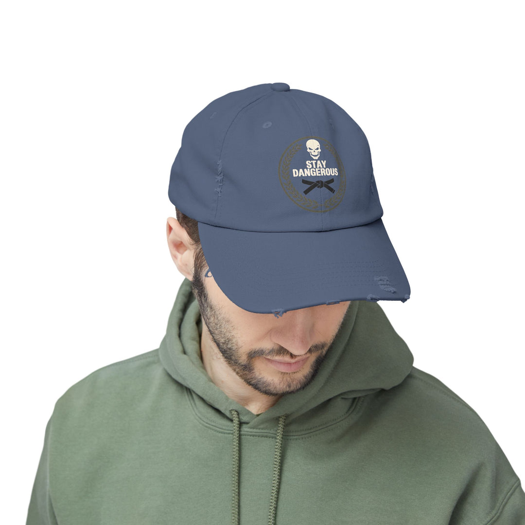 Stay Dangerous Distressed Cap