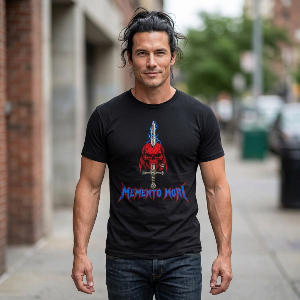 Memento Mori Skull Sword T-Shirt