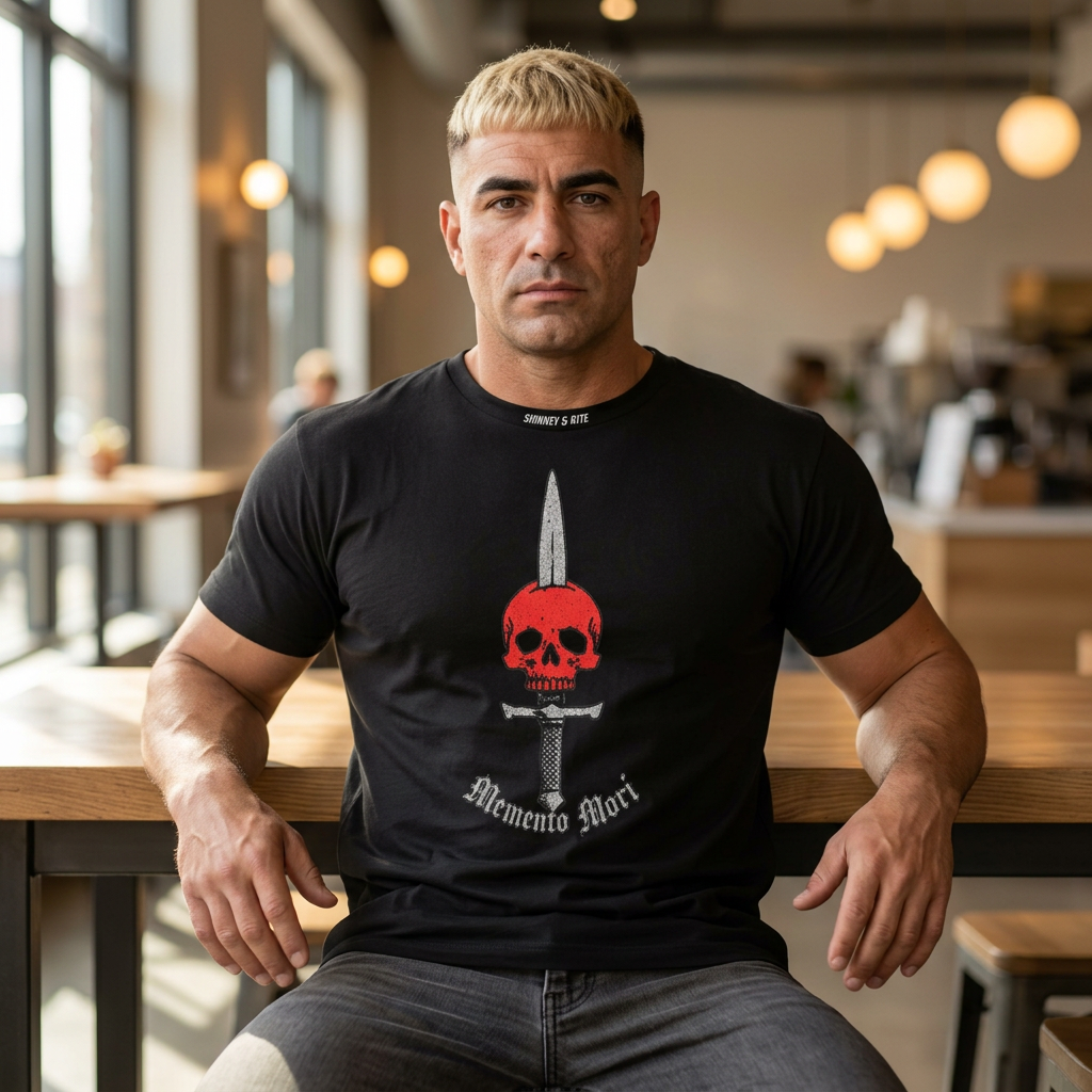 Memento Mori Skull Dagger Tee