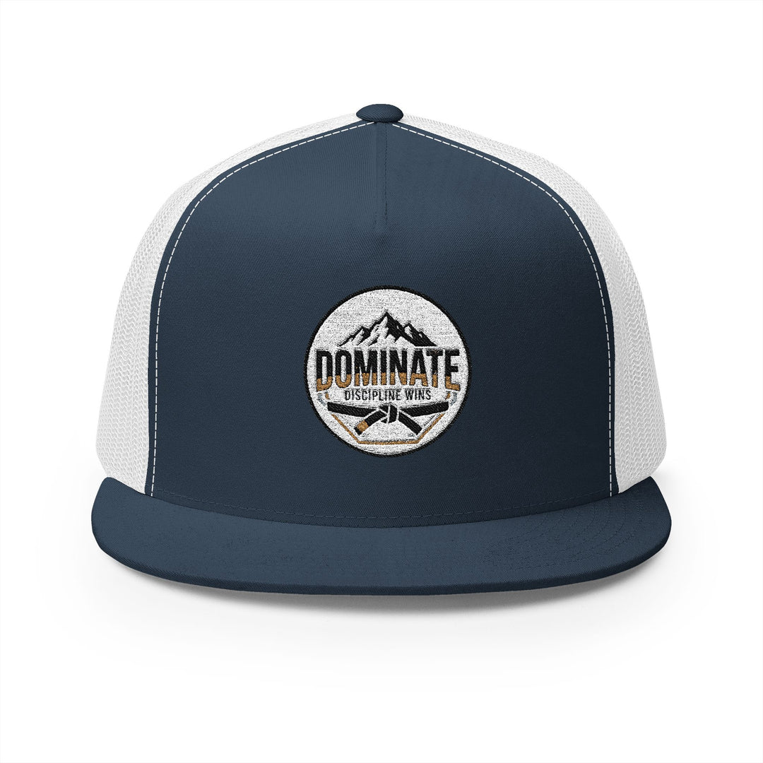 Dominate Flatbrim Patch Trucker Cap