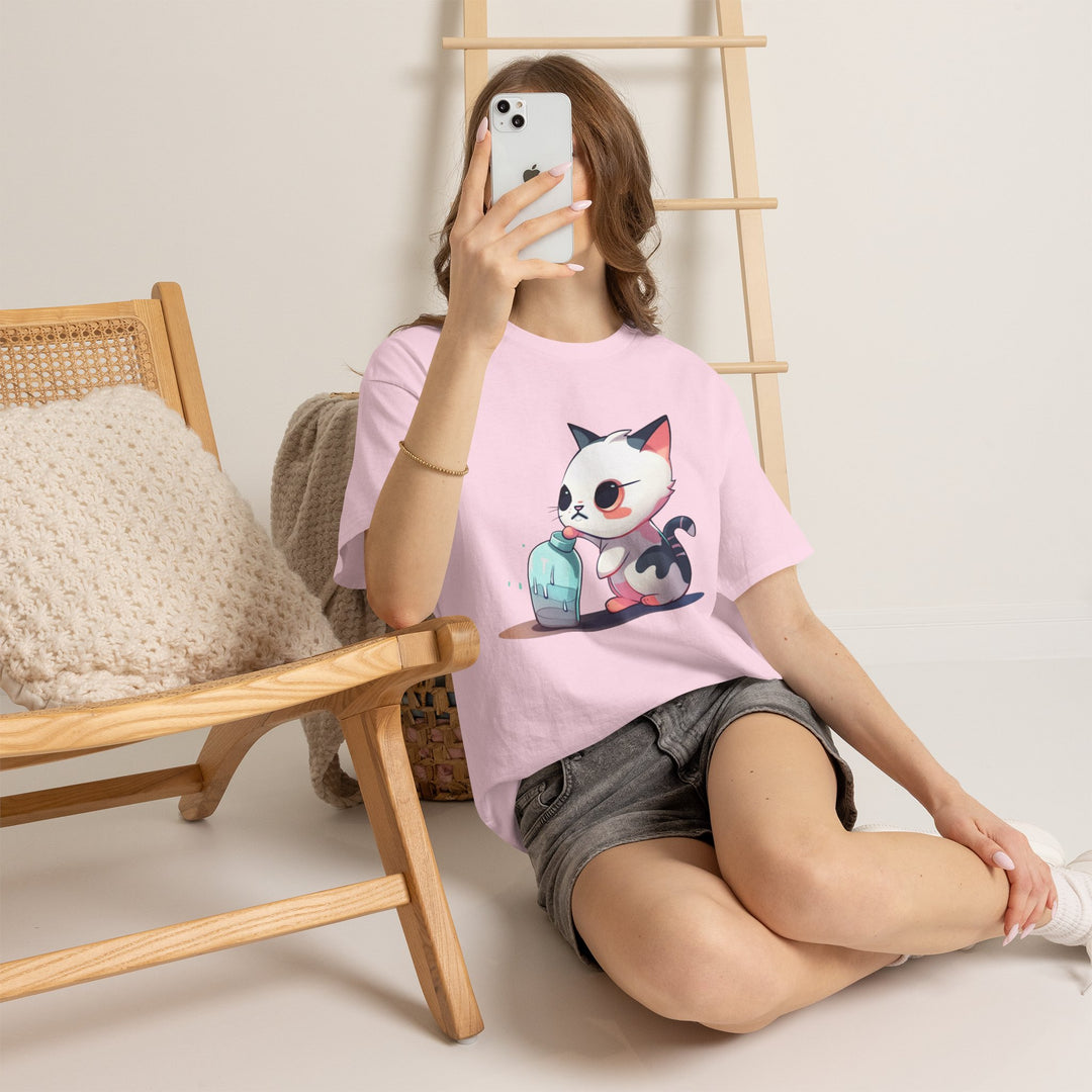 Should I Drop It? Cute Kitten Graphic Tee