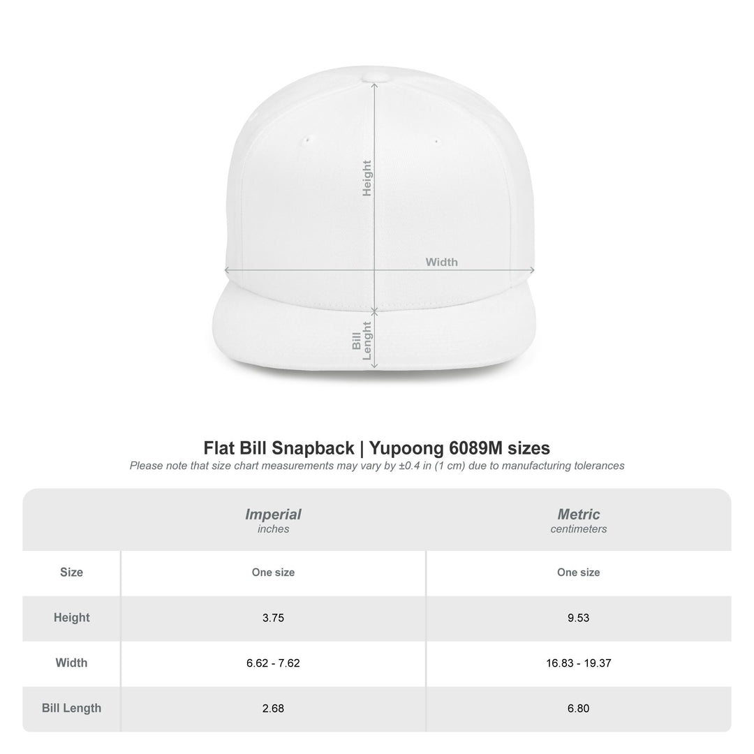 STAY DISCIPLINED. Flat Bill Snapback