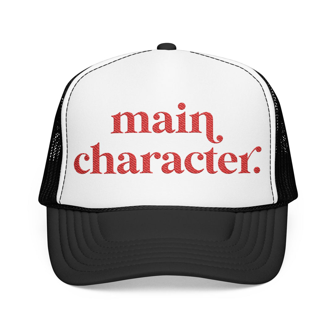 Main Character Trucker Hat –Embroidered