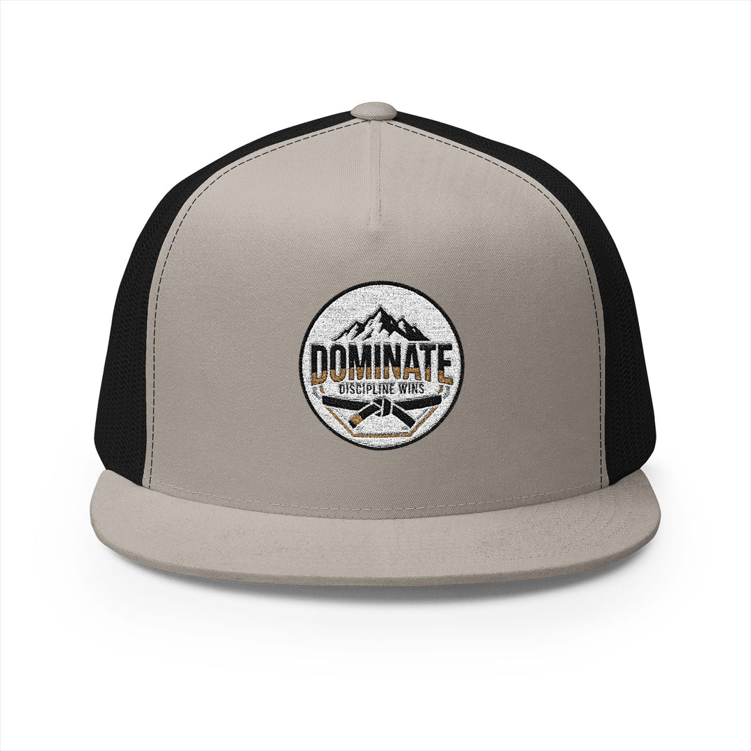 Dominate Flatbrim Patch Trucker Cap