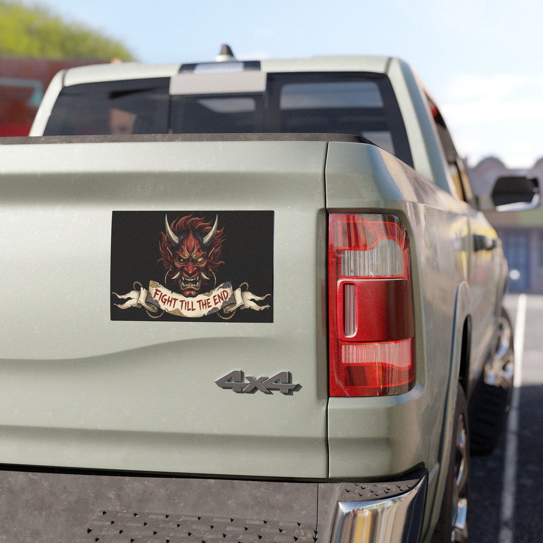 Fight Till The End Car Magnet