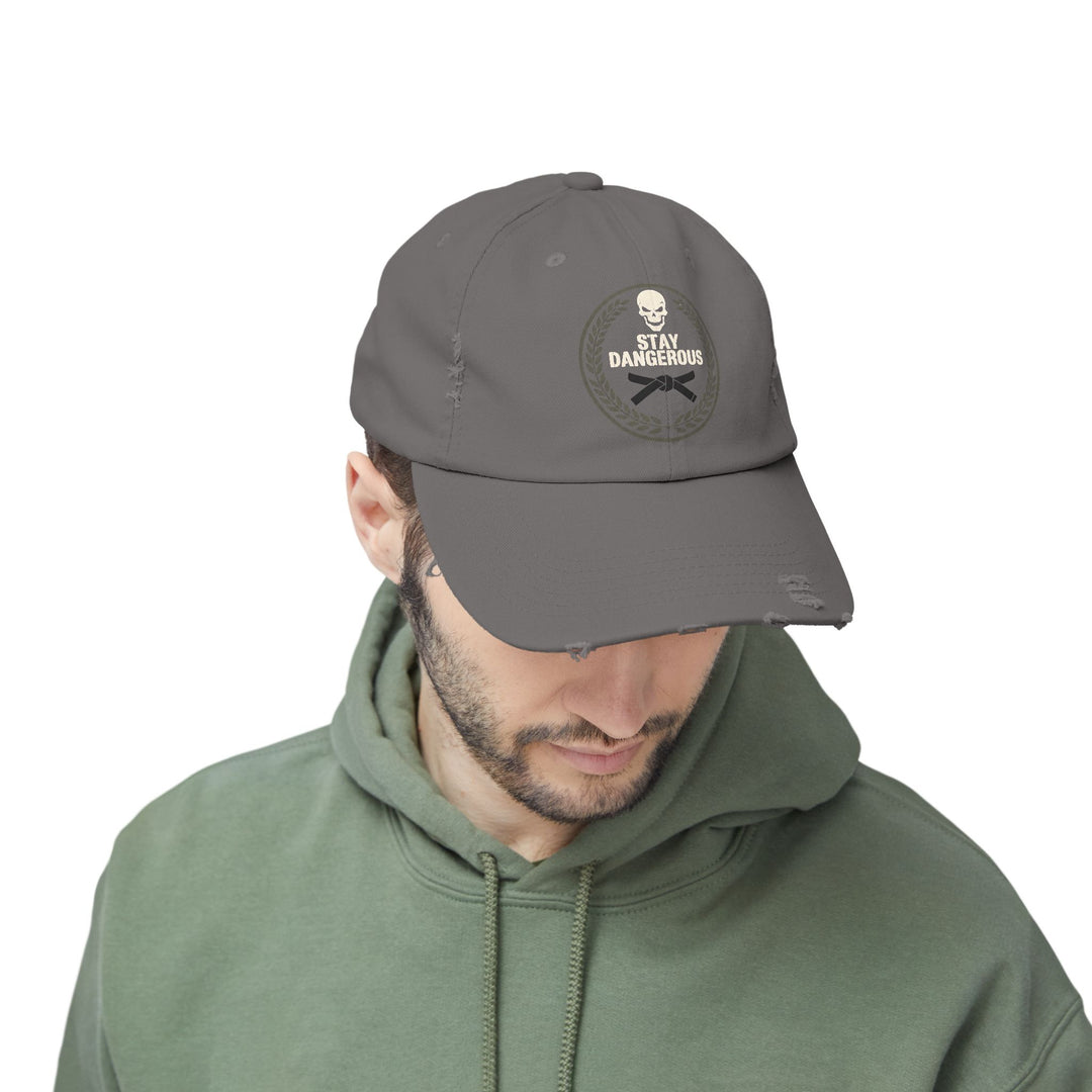 Stay Dangerous Distressed Cap