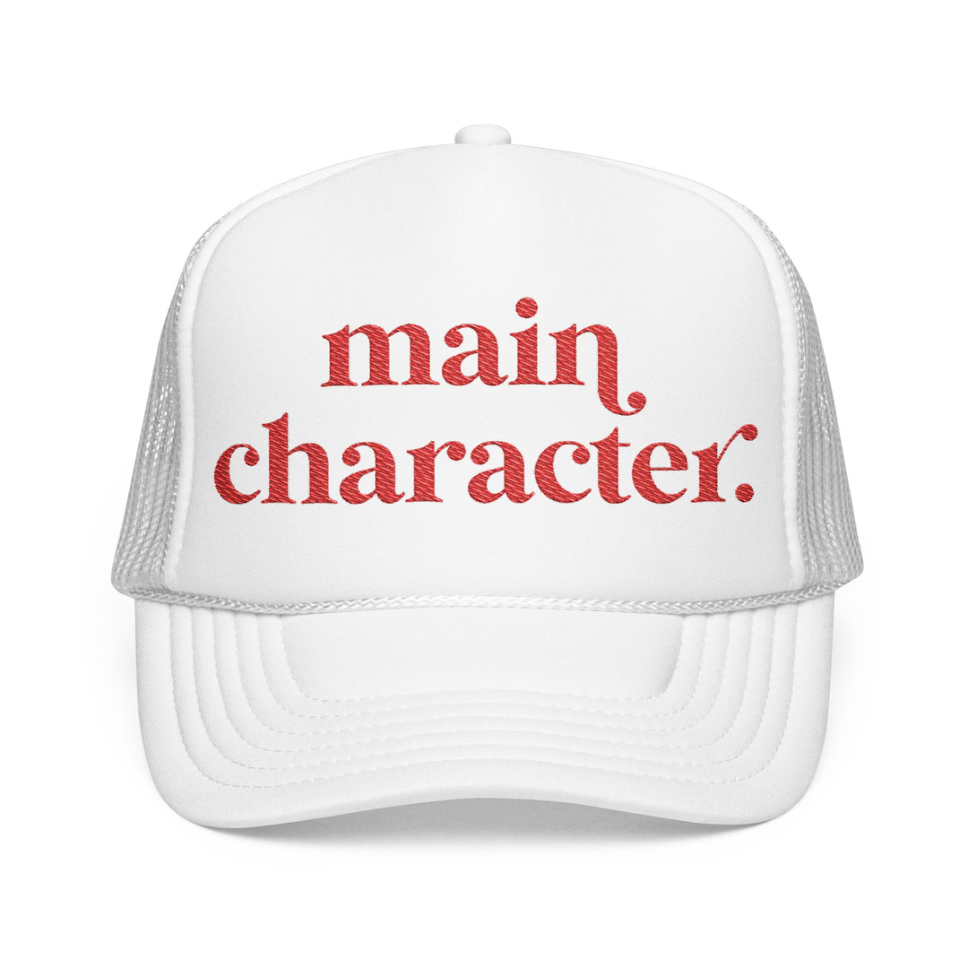 Main Character Trucker Hat –Embroidered