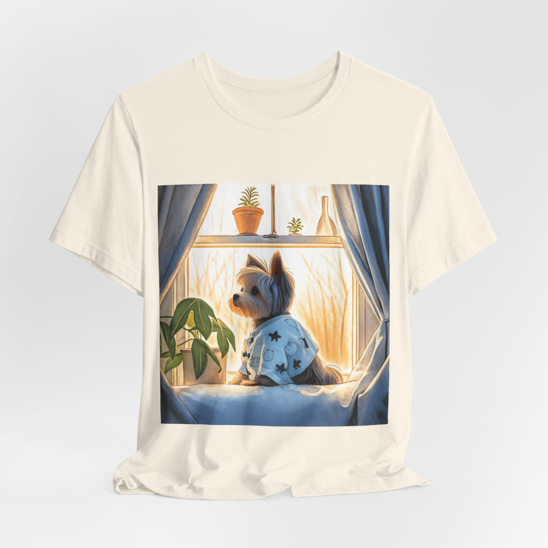 Waiting for You - Yorkie Cute Dog Tee