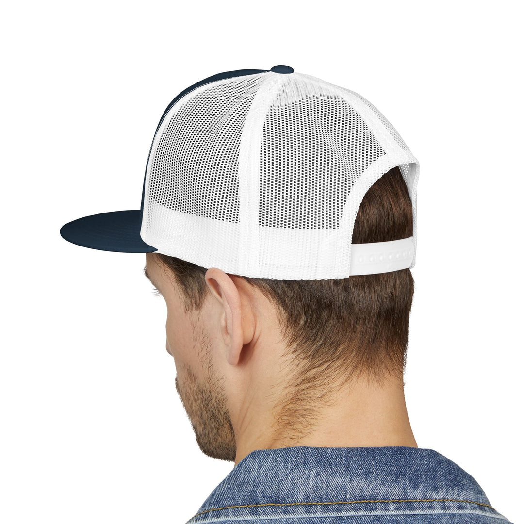 Dominate Flatbrim Patch Trucker Cap