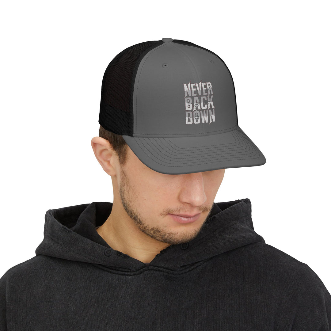 Never Back Down Trucker Cap