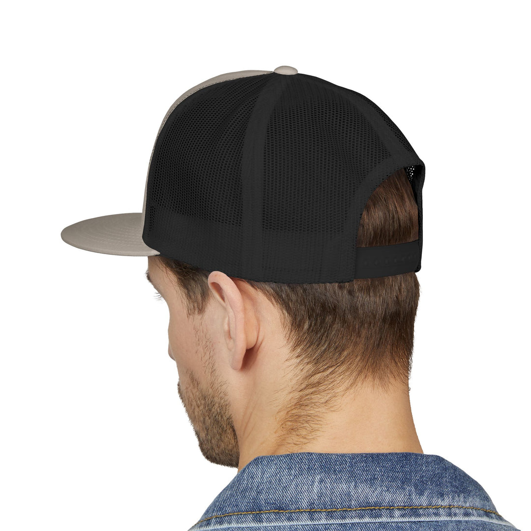 Dominate Flatbrim Patch Trucker Cap