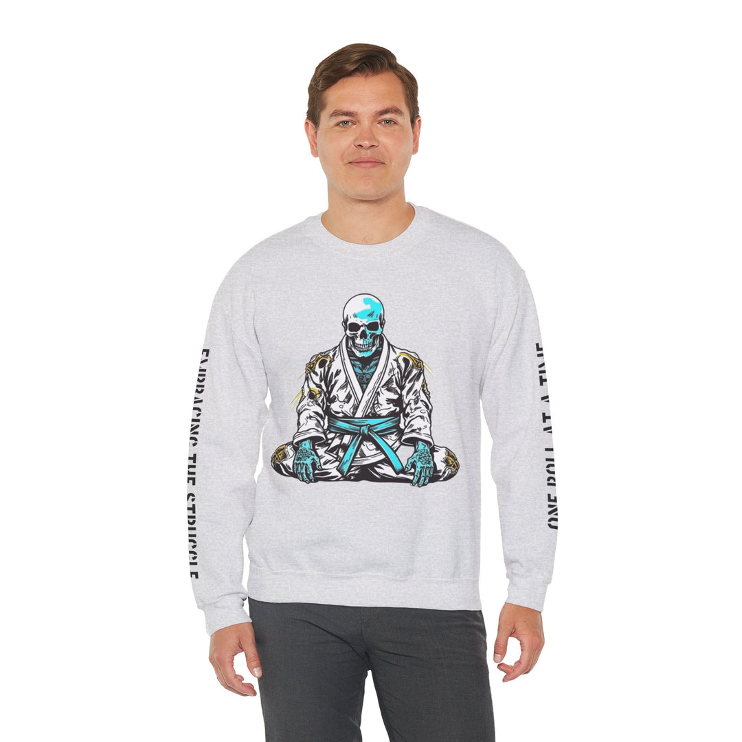 Embracing the Struggle. Adults Heavy Blend™ Crewneck Long-sleeve Sweatshirt