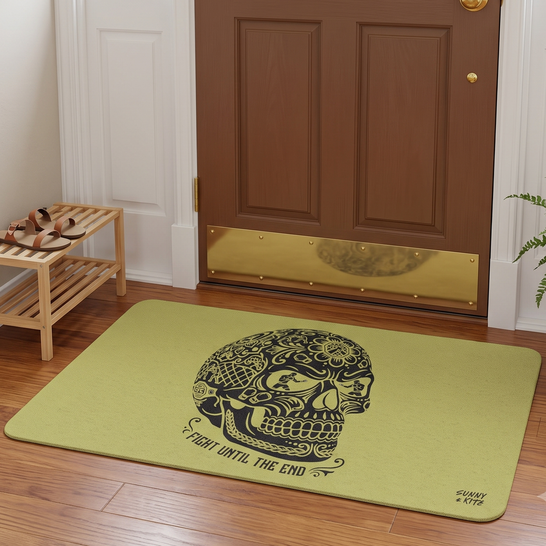Fight Until the End Welcome Doormat
