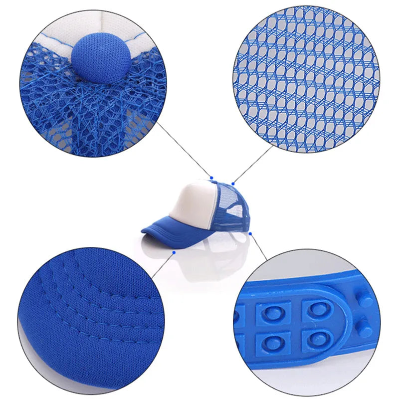 Fisherman Hat Pike Hunter Fishing Rod Mesh Snapback Cap