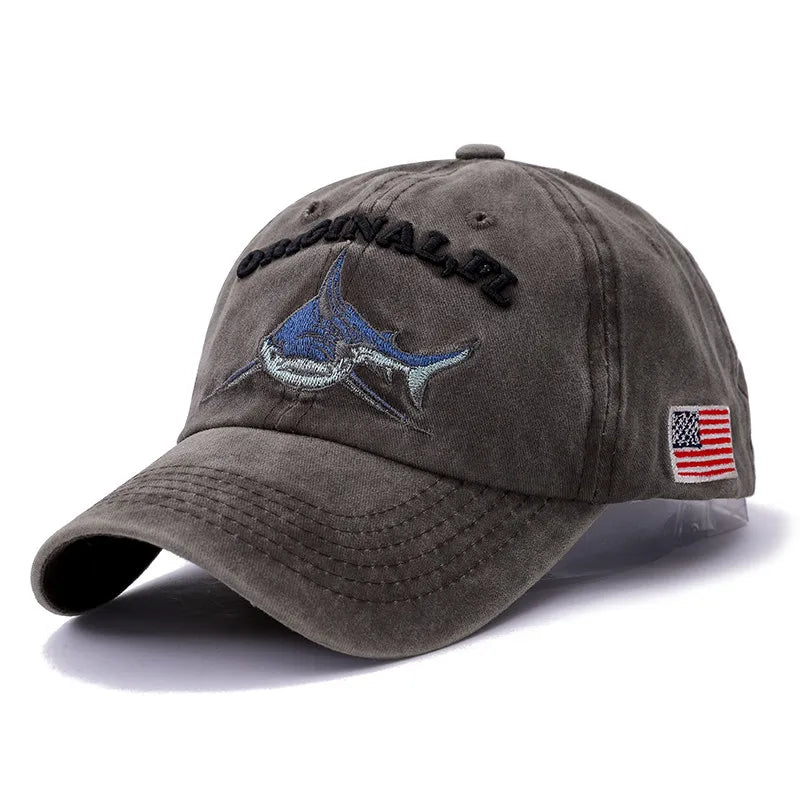 Original FL Shark Fishing Snapback Cap