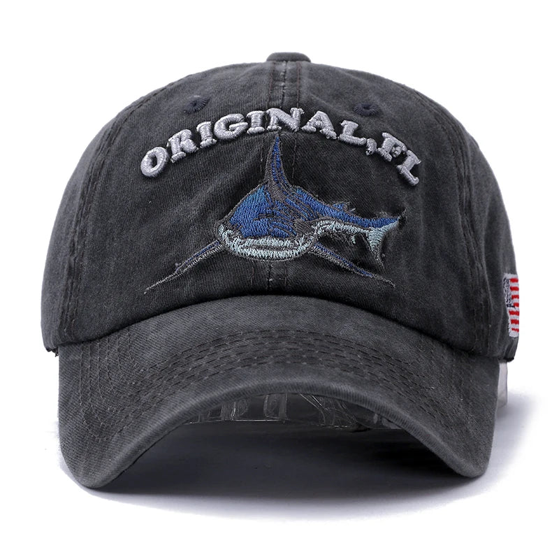 Original FL Shark Fishing Snapback Cap